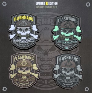 Set of 4 Flashbang patches (Team Wendy EXFIL edition)